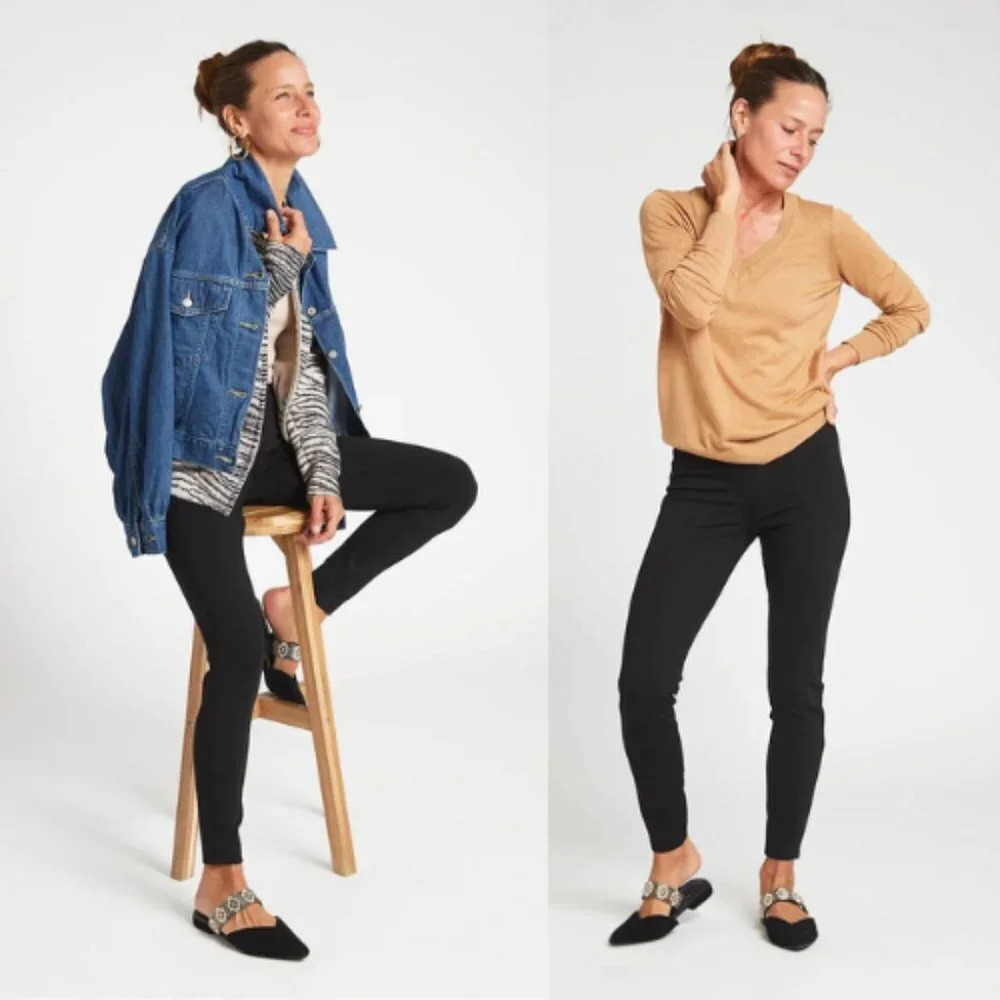 Betabrand Skinny-Leg Classic Dress Pant Yoga Pants 29167